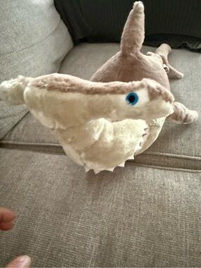 Disney Store Finding Nemo Anchor Shark Puppet Stuffed Plush 20" Hammerhead